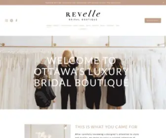 Revellebridal.com(Revelle Bridal Boutique) Screenshot