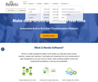 Revelosoftware.com(Make data) Screenshot