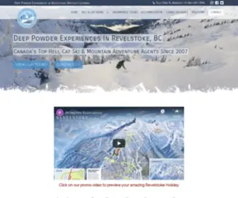 Revelstokereservations.com(Revelstoke Ski Holiday Experts. Revelstoke) Screenshot