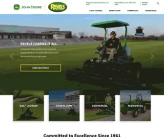 Revelstractor.com(Golf Course & Sports Turf Maintenance Equipment NC) Screenshot