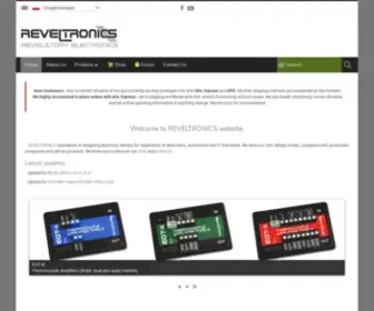Reveltronics.com(Nowatorskie rozwiązania z zakresu elektroniki) Screenshot