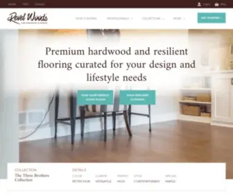 Revelwoods.com(High End Hardwood Flooring Experts) Screenshot