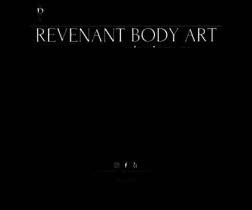 Revenantbodyart.com(Tattoo and Piercing Studio) Screenshot