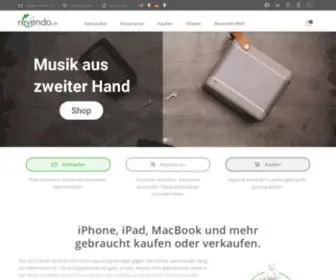 Revendo.ch(Apple iPhone Smartphone iPad MacBook iMac verkaufen) Screenshot