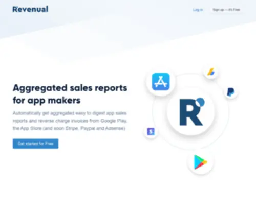 Revenual.com(Aggregated sales reports for app makers) Screenshot
