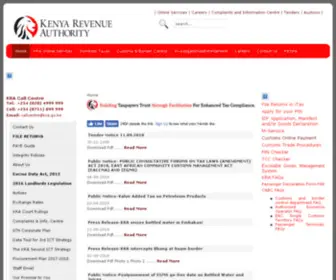 Revenue.go.ke(KRA Website) Screenshot