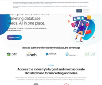 Revenuebase.ai(B2B Database for Marketing and Sales) Screenshot