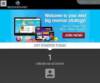 Revenueplanet.com(Gaming Affiliate Program) Screenshot