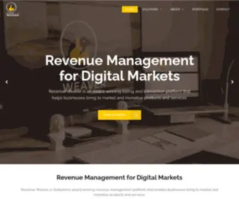 Revenueweaver.com(Revenue Weaver by Globetom) Screenshot