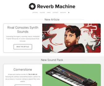 Reverbmachine.com(Reverb Machine) Screenshot