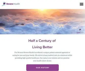 Reverehealth.com(Revere Health) Screenshot