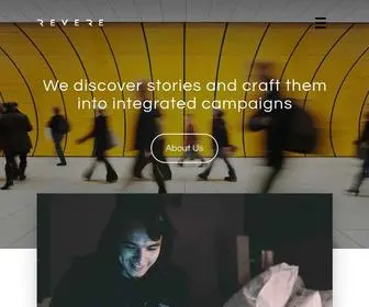 Revereteam.com(We discover stories and craft them into integrated campaigns) Screenshot