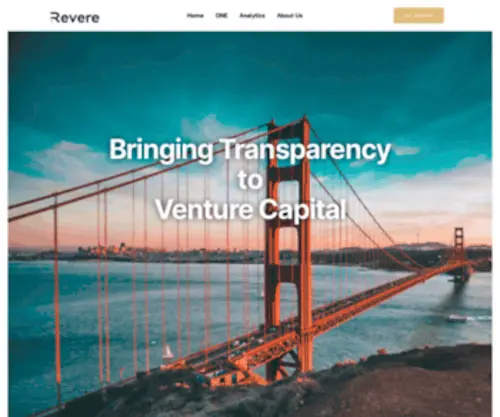 Reverevc.com(Revere VC) Screenshot