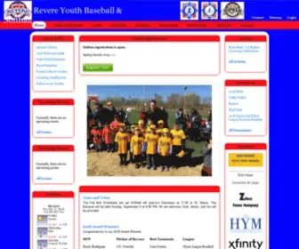 Revereyouthbaseball.com(Revereyouthbaseball) Screenshot