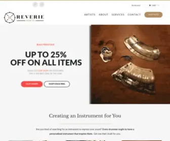 Reveriedrums.com(At Reverie Drum Co. our business) Screenshot