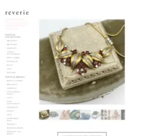 Reverienyc.com(Reverie Vintage and Antique Jewelry in NYC) Screenshot