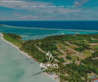 Reveriesmaldives.com(Reveries Diving Village) Screenshot