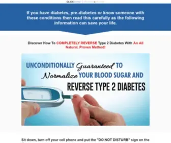 Reverse-Diabetes-Today.com(A Scientifically Proven Program) Screenshot