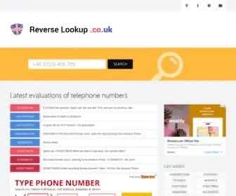 Reverse-Lookup.co.uk(Reverse Lookup) Screenshot