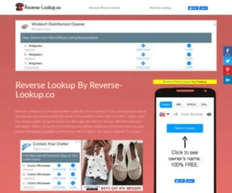 Reverse-Lookup.co(You can now reverse lookup any phone number for completely FREE using) Screenshot