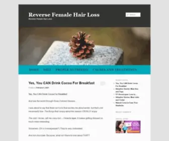 Reversefemalehairloss.com(Reversefemalehairloss) Screenshot