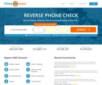 Reversegenie.com(Free Reverse Phone Number Lookup & Search) Screenshot