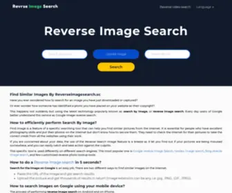 Reverseimagesearch.sc(Reverse Image search tool) Screenshot