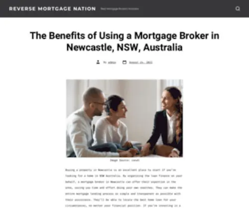 Reversemortgagenation.com(Reverse Mortgage Nation) Screenshot