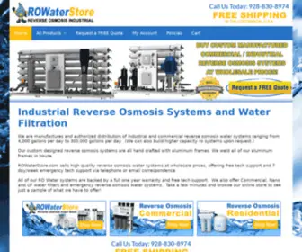 Reverseosmosisindustrial.com(Industrial Reverse Osmosis Systems) Screenshot