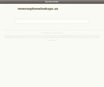 Reversephonelookups.us(Reverse Phone Lookup) Screenshot