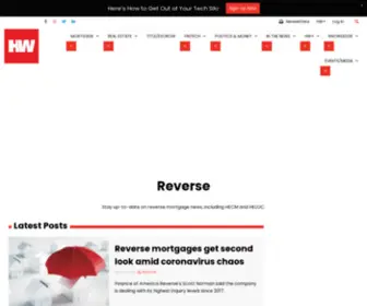 Reversereview.com(Reverse Mortgage News) Screenshot