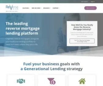 Reversevision.com(The Most Powerful Reverse Mortgage Software) Screenshot