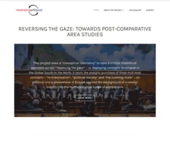 Reversingthegaze.net(Reversing the Gaze) Screenshot