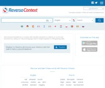 Reverso.com(Reverso Context) Screenshot