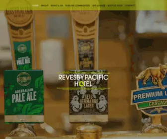 Revesbypacifichotel.com.au(REVESBY PACIFIC HOTEL) Screenshot