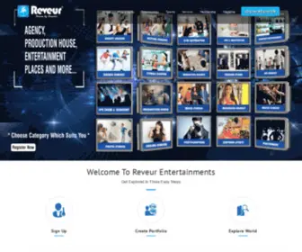 Reveurentertainments.com(Reveur Entertainments) Screenshot