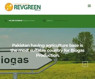 Revgreenpk.com(Biogas Company Pakistan) Screenshot