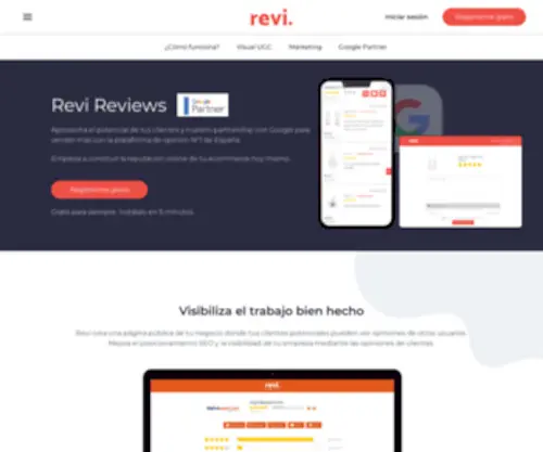 Revi.io(Opiniones de clientes para ecommerce) Screenshot