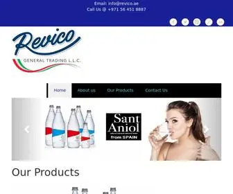 Revico.ae(Revico General Trading Company Dubai) Screenshot