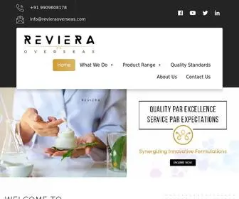 Revieraoverseas.com(Cosmetic Skin Care Products Manufacturer India) Screenshot