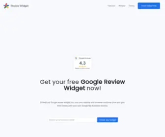 Review-Widget.net(Google Review Widget) Screenshot