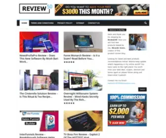 Review50.com(Best And Honest Reviews Online) Screenshot