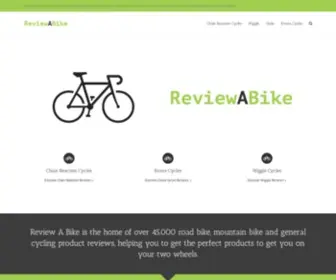 Reviewabike.co.uk(Review A Bike) Screenshot