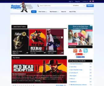Reviewanygame.com(Unbiased Video Game Reviews for all platforms) Screenshot