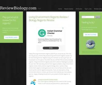 Reviewbiology.com(Living Environment Regents Review) Screenshot