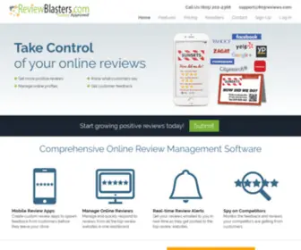 Reviewblasters.com(805 Reviews) Screenshot