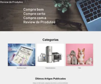 Reviewdeprodutos.com.br(Review de Produtos) Screenshot