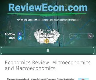 Reviewecon.com(Microeconomics & Macroeconomics) Screenshot