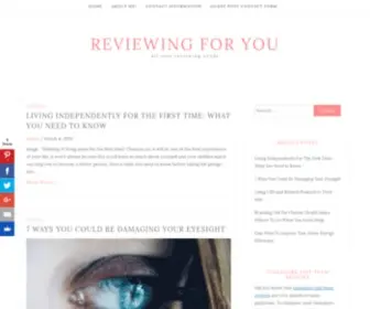 Reviewingforyou.com(All your reviewing needs) Screenshot