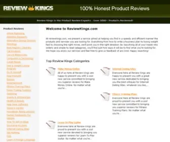 Reviewkings.com(Product Reviews & Ratings By The Review Kings) Screenshot